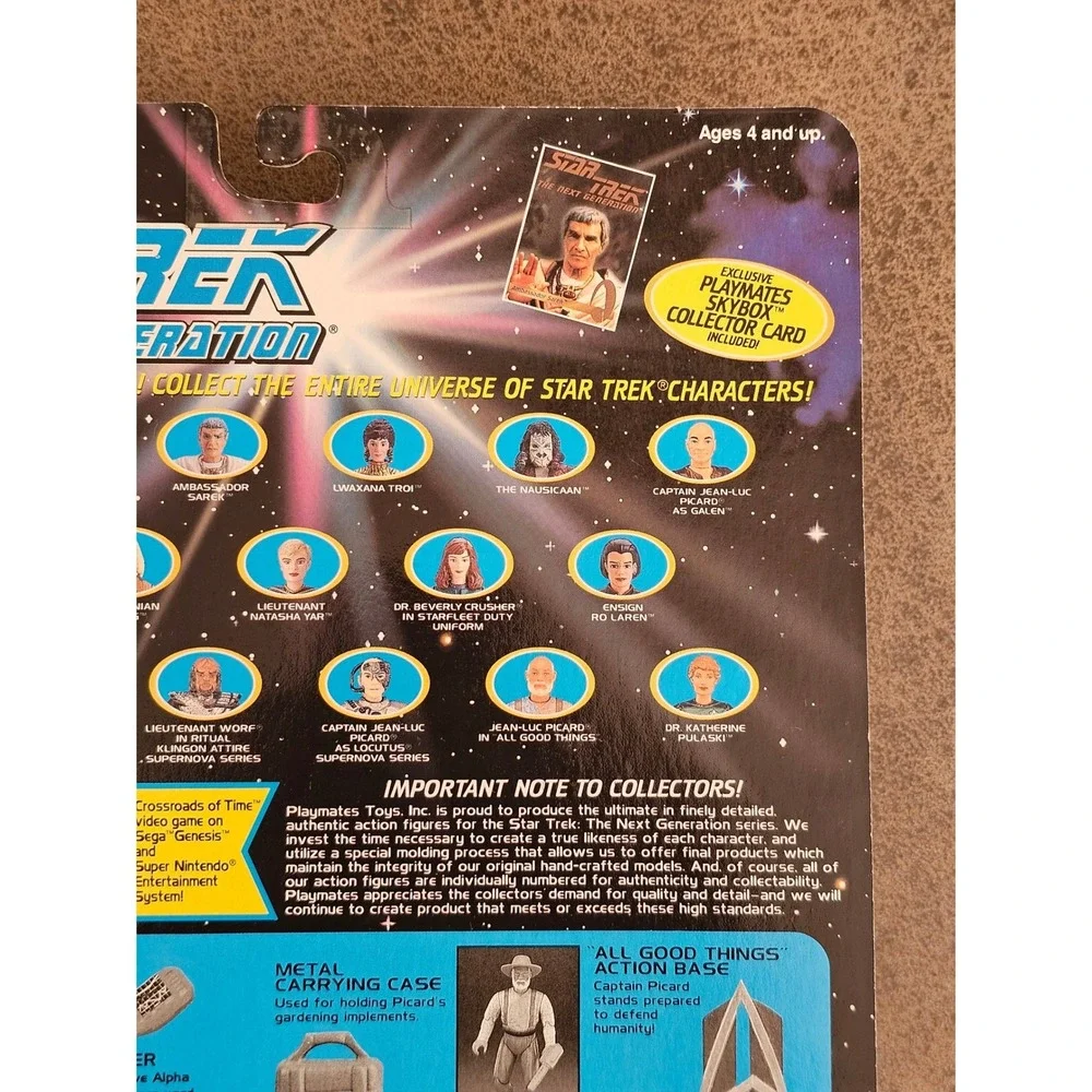 Star Trek Next Generation All Good Things Playmates 6950 6974‎ Action Figure NEW